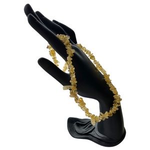 Citrine Necklace, Genuine Natural Citrine Necklace, Yellow Citrine Necklace